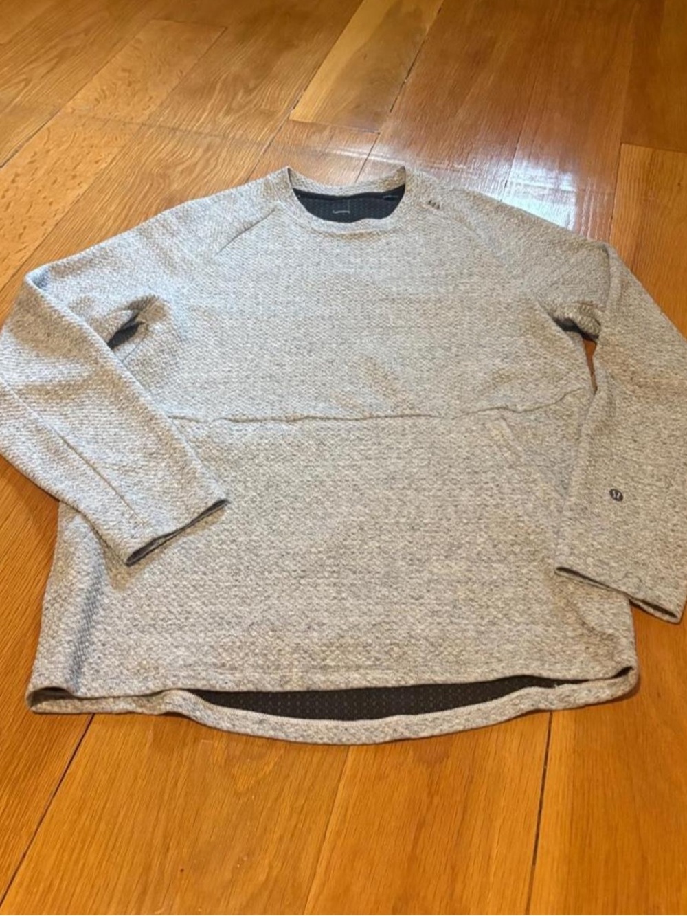 Lululemon At Ease Crewneck Pullover Sweatshirt Grey